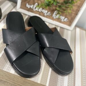 MADEWELL The Louisa Crisscross Slide